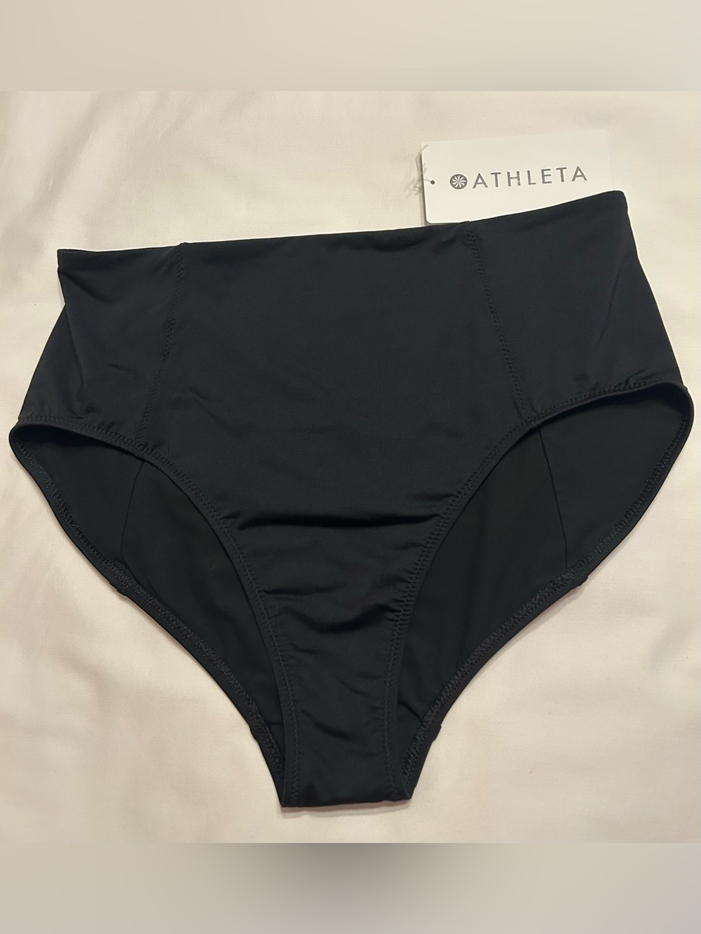 Athleta High Waist Full Bottoms Size Medium Black NWT
